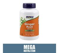 Now Foods Radice di Zenzero 550mg 100 Pillole Veg Cardiovascolare Digestive