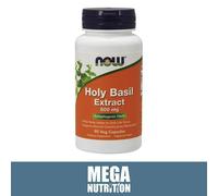 Now Foods Santo Basilico Estratto 500mg 90 Capsule Veg Stress Mood Immune Tutore