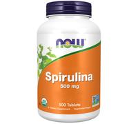 Now Foods, Spirulina biologica certificata, 500 mg, 500 veg. Compresse - sped...
