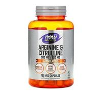 NOW Foods, Sports, Arginina e Citrullina, 120 Capsule Vegetali