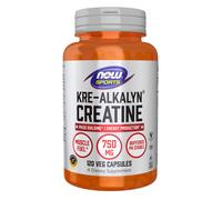 Now Foods Sports Kre-Alkalyn Creatina 750Mg 120Caps Kosher/Vegan/Non GMO