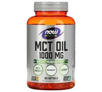 NOW Foods, Sports, MCT Oil 1000 mg, 150 capsule softgel