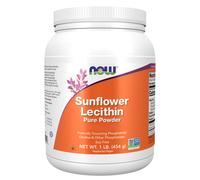 Now Foods, Sunflower Lecithin Pure Powder, 454 g - spedizione lampo