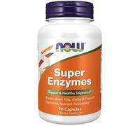 NOW Foods Super Enzimi 90Caps Betaina\ Bromelina\ Ox Bile \Pancreatina\ Papaya