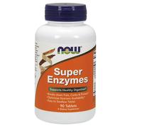 Now Foods Super Enzimi Digestivi 90 Compresse Bruciore Riflusso
