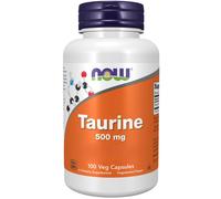 Taurina 500 mg 100 capsule vegetali Now Foods