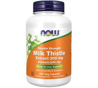 Now Foods Milk Thistle Extract, Double Strength 300 mg (200 Capsule veg)