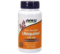 Now Foods Ubichinolo 100mg & 200mg Attivo Forma CoQ10 Co-Enzima Q10 2 Taglie