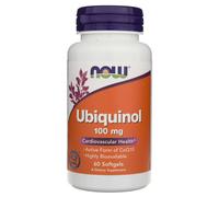 NOW Foods Ubichinolo 100 mg 60 cps