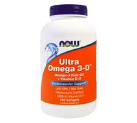 Now Foods Ultra Omega 3-D Softgels (180 Capsule morbida)