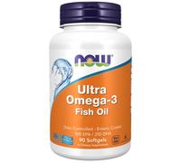 Now Foods Ultra Omega 3 (EPA e DHA) 90 capsule Testato in Laboratorio Senza
