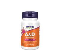 Now Foods Vitamin A & D 10,000/400 IU (100 Capsule morbida)
