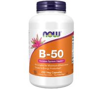 NOW FOODS - Vitamin B-50 mg - 250 capsule (Complesso Vitamina B) NOW0422