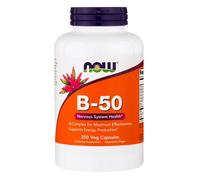 NOW FOODS - Vitamin B-50 mg - 250 capsule vegetali