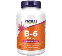 NOW Vitamina B6 Piridossina, 100 mg, 250 capsule