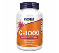 NOW FOODS Vitamin C-1000 con Rosa Canina e Bioflavonoidi 100 Tav (vitamina C)