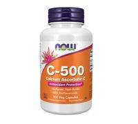 Vitamina C-500 Calcio Ascorbato-C 100 Capsule Vegetali Now Foods