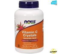 NOW FOODS VITAMIN C CRYSTALS - 227 gr VITAMINA C PURA POLVERE