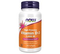 Now Foods Vitamin D-3 1,000 IU (180 Capsule morbida)