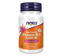 NOW FOODS Vitamin D-3, 5000 IU - 240 softgels - Vitamina D3
