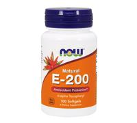 NOW FOODS Vitamin E-200 IU d-alpha Tocopheryl, 100 Softgels - antiossidante