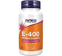 Now Foods Vitamin E-400 Mixed Tocopherols 100 Softgels