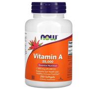 Now Foods Vitamina A 25.000 UI DEPOSITO 250 capsule molli