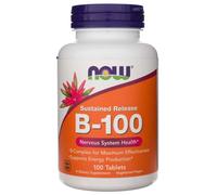 Now Foods Vitamina B-100 a rilascio prolungato - 100 compresse