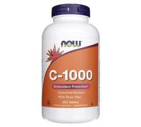 Now Foods Vitamina C-1000 con rosa canina, 250 compresse