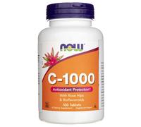 Vitamina C-1000 con Rosa Canina 100 Compresse Now Foods