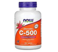 NOW Foods Vitamina C-500 Calcio Ascorbato-C 100 compresse