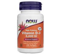 Now Foods Vitamin D-3 5,000 IU (240 Capsule morbida)