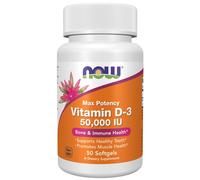 Now Foods Vitamina D3 50000 UI - 50 Capsule Morbide