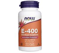 NOW Foods Vitamina E-400 400 UI Tocoferoli Misti 268 mg 100 capsule molli