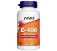 Now Foods E-400 Vitamina E Multivitaminico 100 Softgels NOW0837