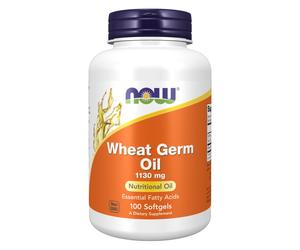 NOW FOODS Wheat Germ oil 20 minum 100 softgel - Olio di germe di grano