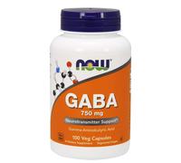 Now Foods GABA 750mg (100 Capsule veg)