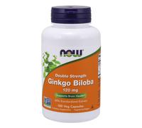 Now Foods Ginkgo Biloba, Double Strength 120 mg (100 Capsule veg)