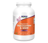 NOW Glucosamine & MSM Vegetarian (glucosamina vegetariana e MSM), 240 capsule vegetali