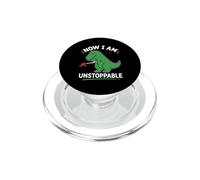 Now I Am Unstoppable Dinosaur T Rex Divertente PopSockets PopGrip per MagSafe