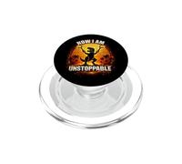 Now I Am Unstoppable Rex Sarcastico Divertente Detto Scherzo Retro PopSockets PopGrip per MagSafe
