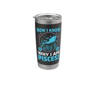Now I known Why I Am Pisces Scuba Dive Diver Diving Bicchiere termico in acciaio inox doppia parete