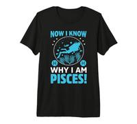 Now I Known Why I Am Pisces Scuba Dive Diver Diving Maglietta Premium