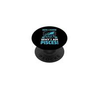 Now I known Why I Am Pisces Scuba Dive Diver Diving PopSockets PopGrip Adesivo