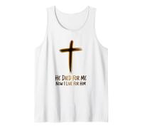Now I Live for Him Gesù Christian Faith Canotta