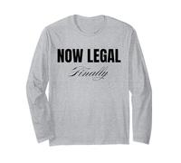 Now Legal 21st Birthday Celebration Tee per uomo donna Maglia a Manica