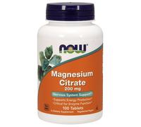 Now Foods Magnesium Citrate 200 mg (100 Compressa)