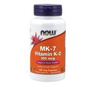 NOW MK-7 Vitamina K2, 100 mcg, 120 capsule vegetali