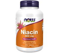 Vitamine B-3 NIACINA 500 mg 250 compresse Now Foods