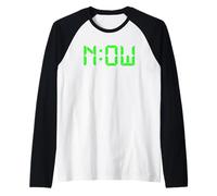Now O'clock Maglia con Maniche Raglan